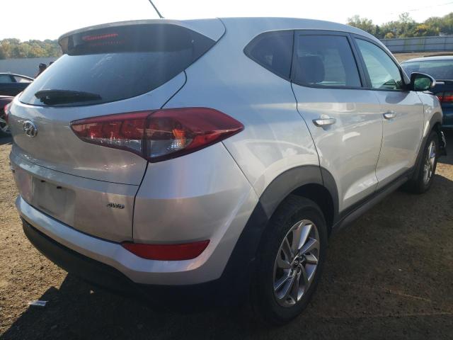 KM8J2CA48JU828188 - 2018 HYUNDAI TUCSON SE SILVER photo 4