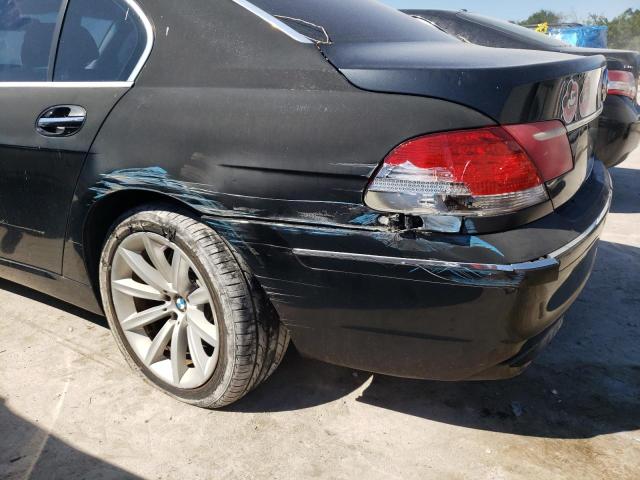 WBAHN83547DT65341 - 2007 BMW 750 BLACK photo 9