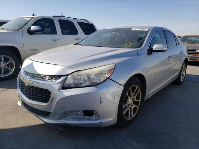1G11C5SL7EF104238 - 2014 CHEVROLET MALIBU 1LT ვერცხლისფერი ფოტო 2