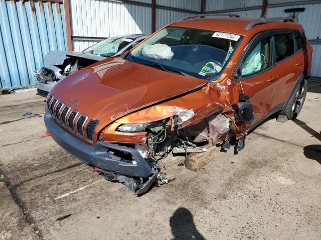 1C4PJMBS9GW246358 - 2016 JEEP CHEROKEE T ORANGE photo 9