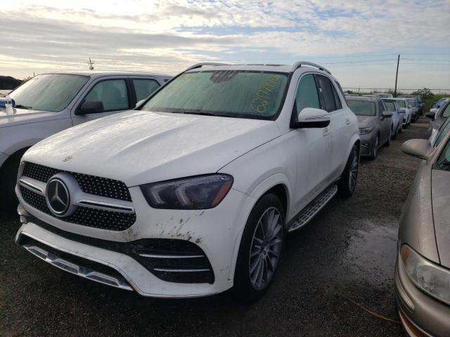 4JGFB5KB1MA418000 - 2021 MERCEDES-BENZ GLE 450 4M WHITE photo 2