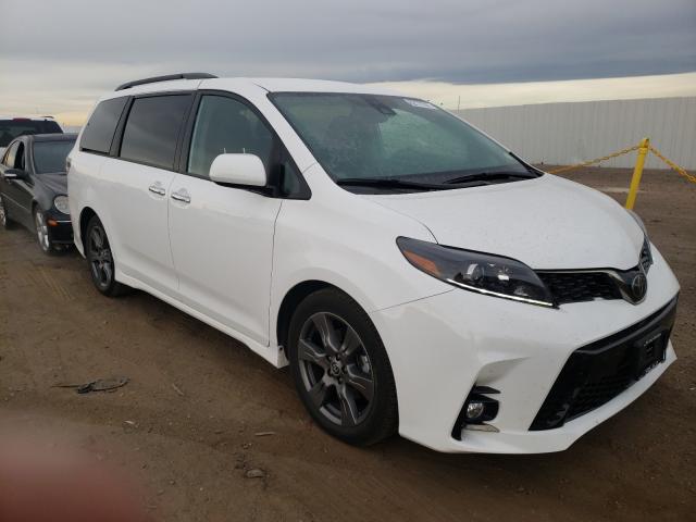 5TDXZ3DC7LS079470 - 2020 TOYOTA SIENNA SE WHITE photo 1