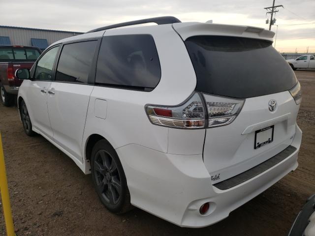 5TDXZ3DC7LS079470 - 2020 TOYOTA SIENNA SE WHITE photo 3