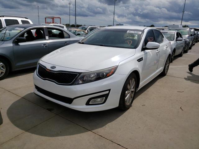 5XXGN4A74FG364710 - 2015 KIA OPTIMA EX WHITE photo 2