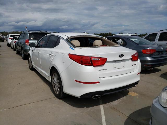 5XXGN4A74FG364710 - 2015 KIA OPTIMA EX WHITE photo 3