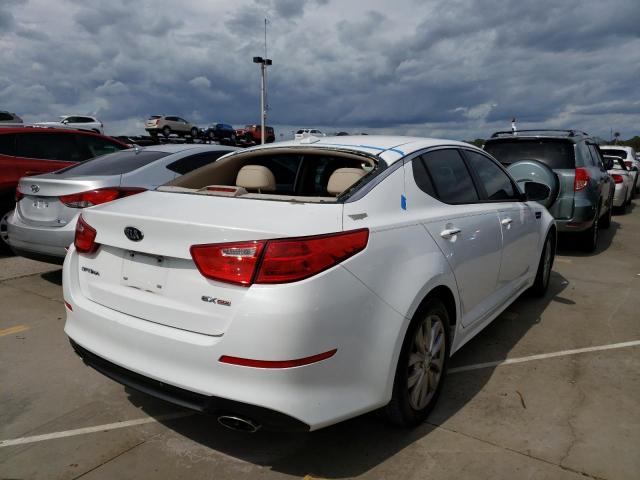 5XXGN4A74FG364710 - 2015 KIA OPTIMA EX WHITE photo 4