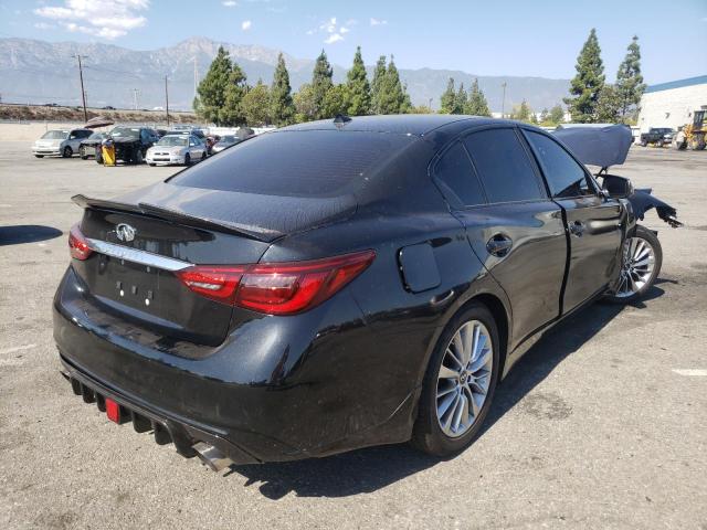 JN1EV7AP9JM362420 - 2018 INFINITI Q50 LUXE BLACK photo 4