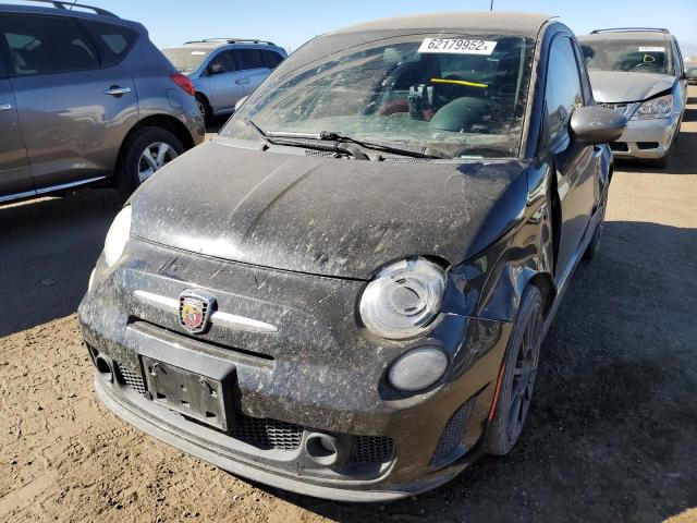 3C3CFFFH0DT664775 - 2013 FIAT 500 ABARTH BLACK photo 2