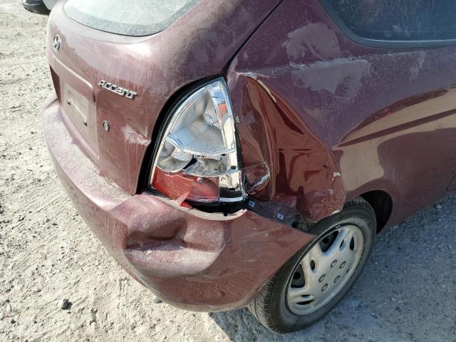 KMHCM36C67U031403 - 2007 HYUNDAI ACCENT GS RED photo 9