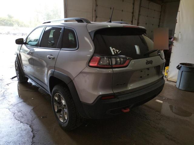 1C4PJMBX2KD186536 - 2019 JEEP CHEROKEE T SILVER photo 3