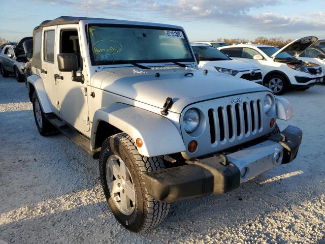 1J4HA5H10AL115427 - 2010 JEEP WRANGLER U SILVER photo 1