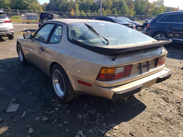 WP0AA0940GN459176 - 1986 PORSCHE 944 BEIGE photo 3