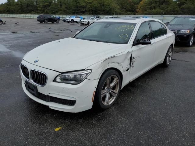 WBAYF8C59ED653821 - 2014 BMW 750 LXI WHITE photo 2