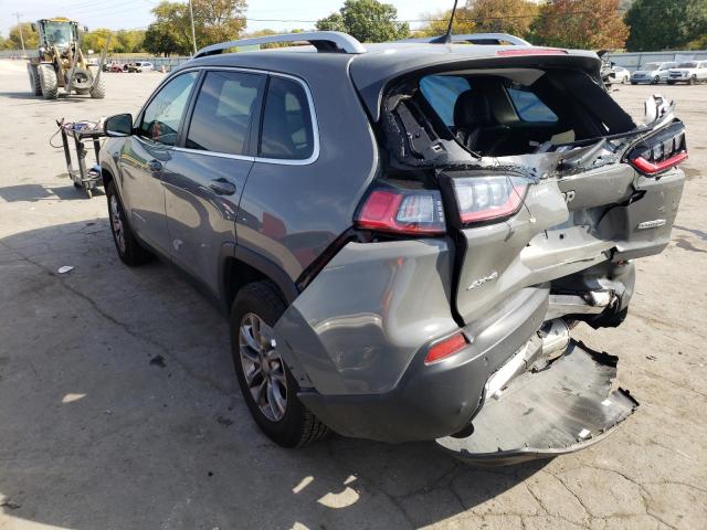 1C4PJMLB9KD390348 - 2019 JEEP CHEROKEE L GRAY photo 3