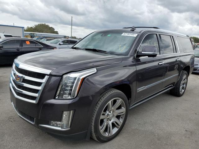 1GYS4TKJ2FR577843 - 2015 CADILLAC ESCALADE E CHARCOAL photo 2