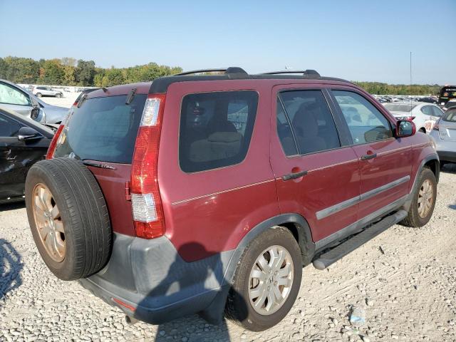 SHSRD78816U411778 - 2006 HONDA CRV BURGUNDY photo 4