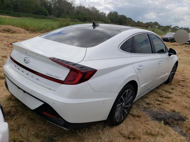 5NPEH4J21LH024918 - 2020 HYUNDAI SONATA LIM WHITE photo 4