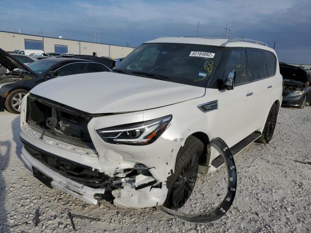 JN8AZ2BE0N9290987 - 2022 INFINITI QX80 SENSO WHITE photo 2