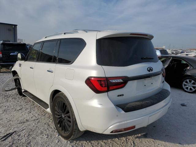 JN8AZ2BE0N9290987 - 2022 INFINITI QX80 SENSO WHITE photo 3