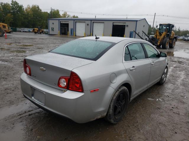1G1ZH57B38F157902 - 2008 CHEVROLET MALIBU 1LT ვერცხლისფერი ფოტო 4