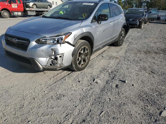 JF2GTADC6J8208274 - 2018 SUBARU CROSSTREK SILVER photo 9