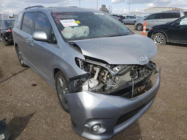 5TDXZ3DC0HS864159 - 2017 TOYOTA SIENNA SE SILVER photo 1