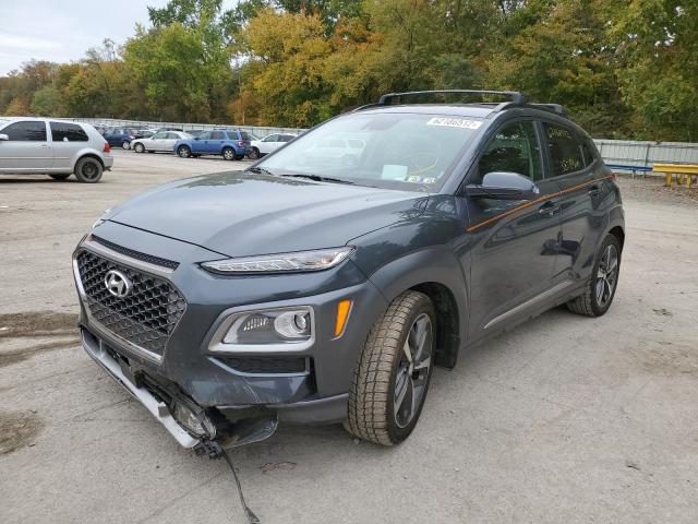 KM8K5CA55JU112899 - 2018 HYUNDAI KONA ULTIM CHARCOAL photo 2