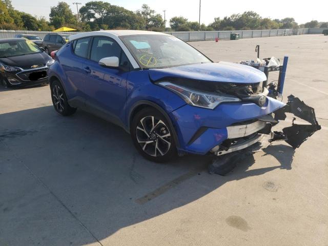 NMTKHMBX1JR020189 - 2018 TOYOTA C-HR XLE BLUE photo 1