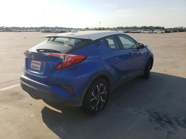 NMTKHMBX1JR020189 - 2018 TOYOTA C-HR XLE BLUE photo 4