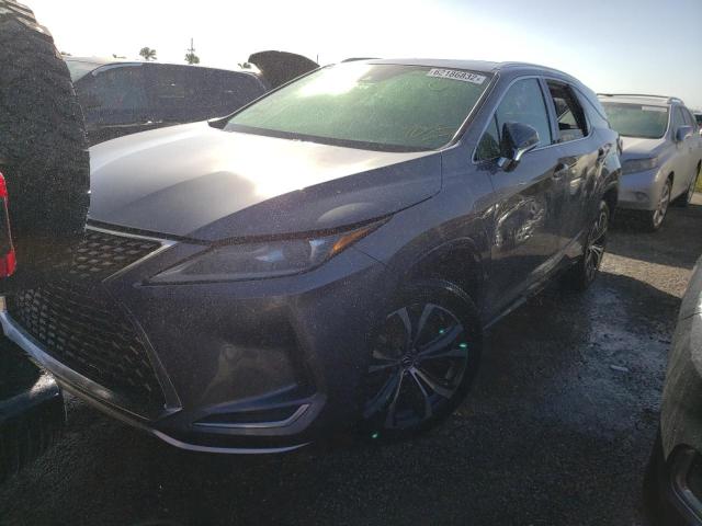 JTJHGKFAXL2010826 - 2020 LEXUS RX 450H L GRAY photo 2