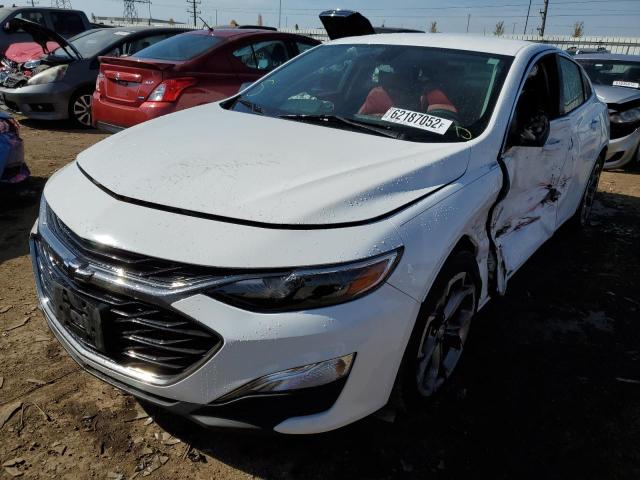 1G1ZG5ST1KF219520 - 2019 CHEVROLET MALIBU RS WHITE photo 2