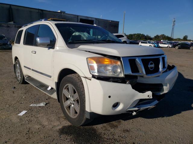 5N1AA0NC0AN619749 - 2010 NISSAN ARMADA SE WHITE photo 1