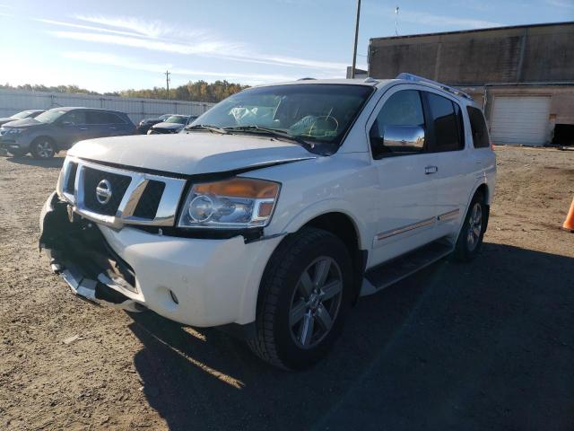 5N1AA0NC0AN619749 - 2010 NISSAN ARMADA SE WHITE photo 2