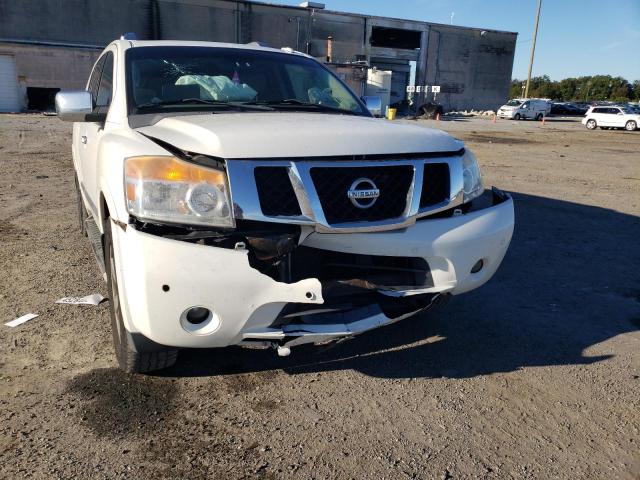 5N1AA0NC0AN619749 - 2010 NISSAN ARMADA SE WHITE photo 9