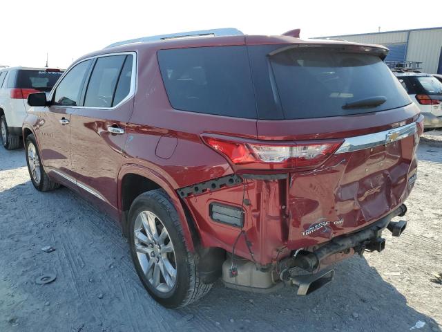 1GNEVKKW5JJ121307 - 2018 CHEVROLET TRAVERSE H RED photo 3