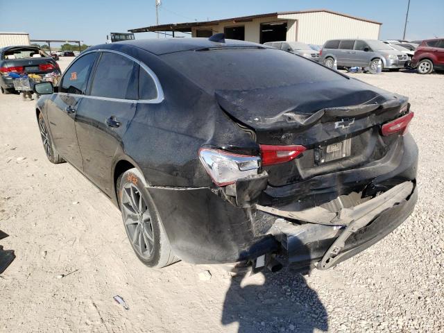 1G1ZG5ST1NF109457 - 2022 CHEVROLET MALIBU RS BLACK photo 3