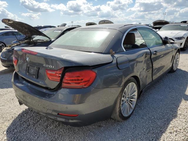 WBA3V9C5XFP946579 - 2015 BMW 428 XI GRAY photo 4