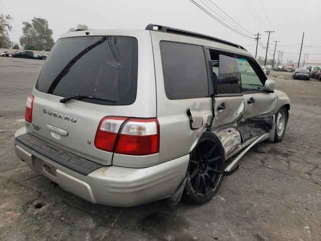 JF1SF65681H724437 - 2001 SUBARU FORESTER S ვერცხლისფერი ფოტო 4