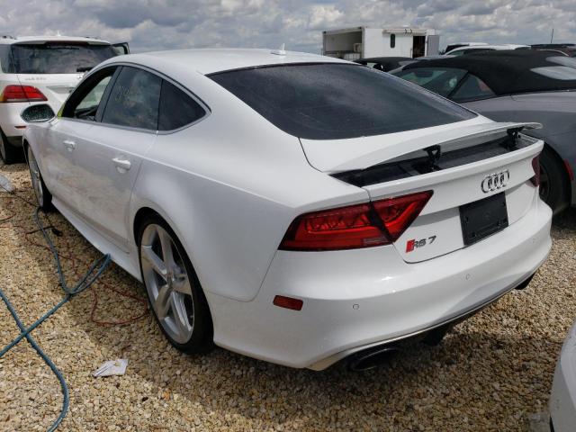 WUAW2AFC8EN902971 - 2014 AUDI RS7 WHITE photo 3