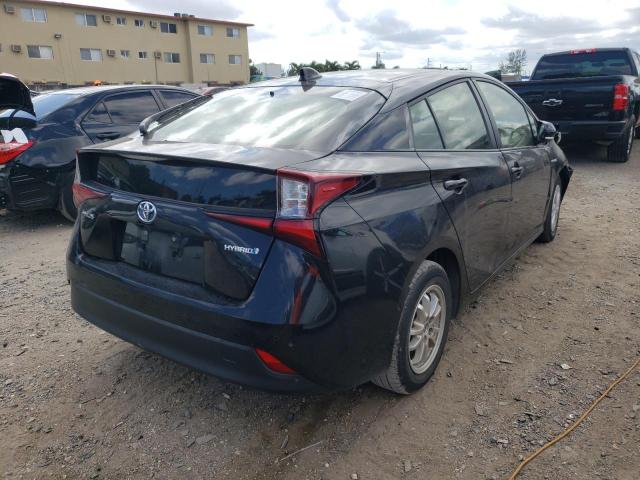 JTDKAMFU8M3152099 - 2021 TOYOTA PRIUS SPEC BLACK photo 3