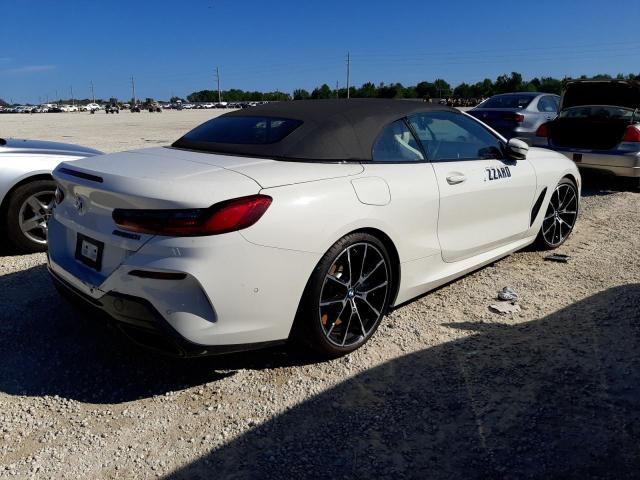 WBAFY4C02MCG36736 - 2021 BMW M850XI WHITE photo 3