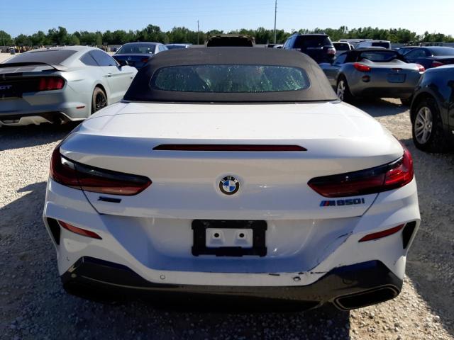 WBAFY4C02MCG36736 - 2021 BMW M850XI WHITE photo 6