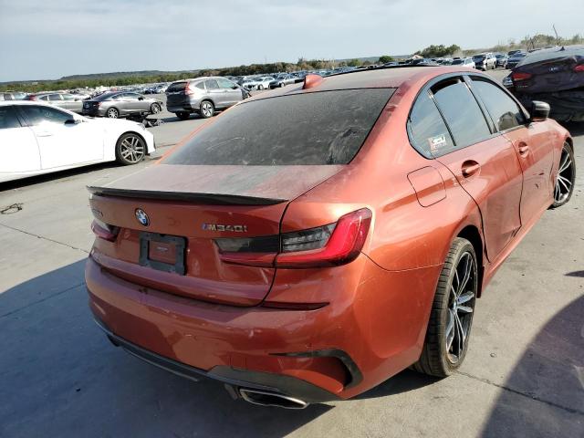 WBA5U7C05LFH32303 - 2020 BMW M340I ORANGE photo 4