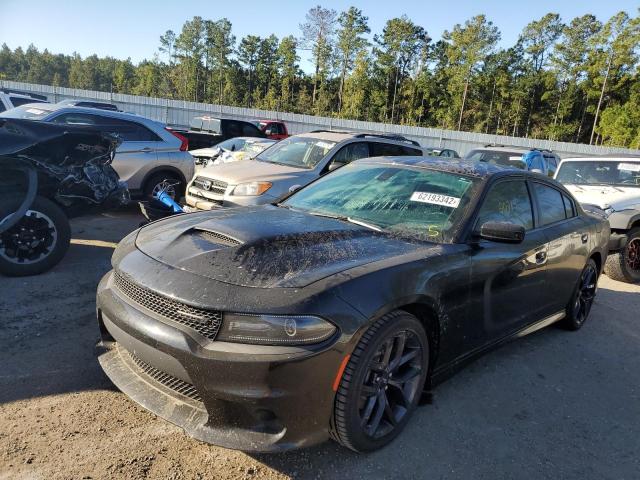 2C3CDXCT4MH527688 - 2021 DODGE CHARGER R/ BLACK photo 2