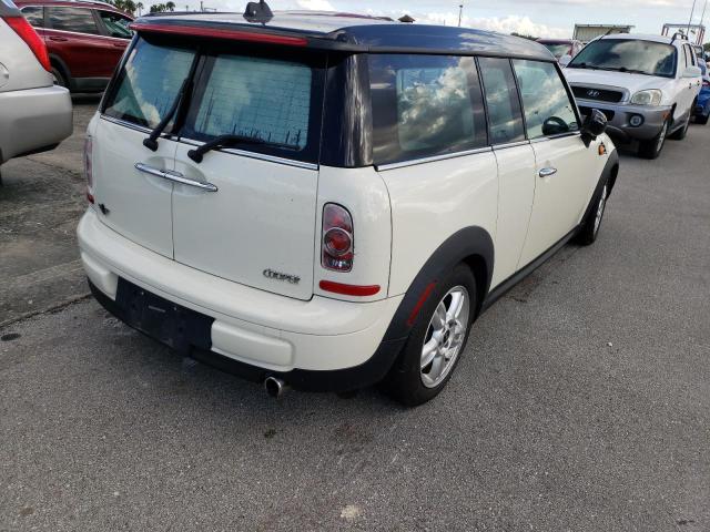 WMWZF3C54CT190402 - 2012 MINI COOPER CLU WHITE photo 4