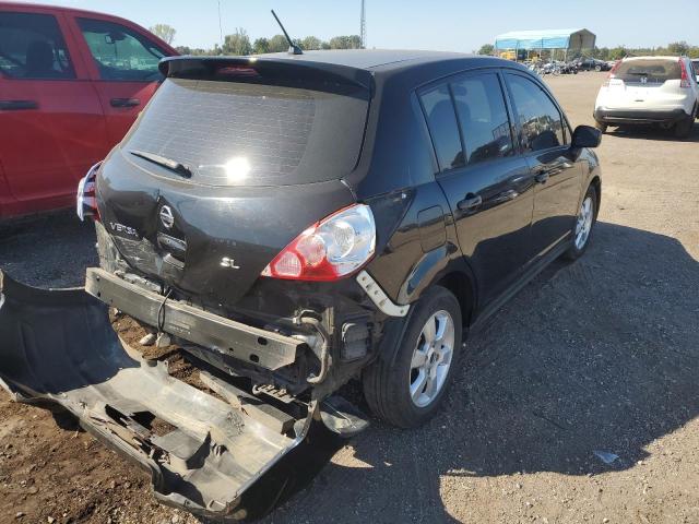 3N1BC13E98L410620 - 2008 NISSAN VERSA S BLACK photo 4