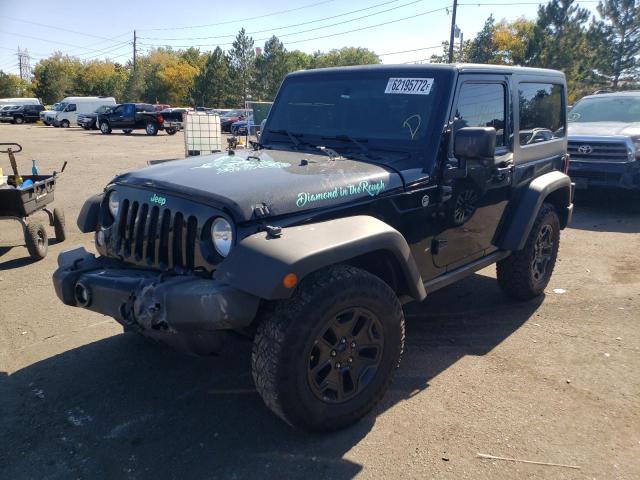 1C4AJWAG1FL560567 - 2015 JEEP WRANGLER S შავი ფოტო 2