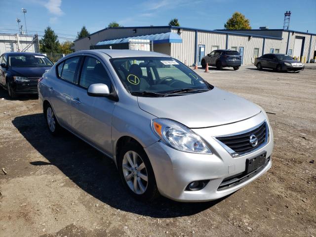 3N1CN7AP7EL848733 - 2014 NISSAN VERSA S SILVER photo 1