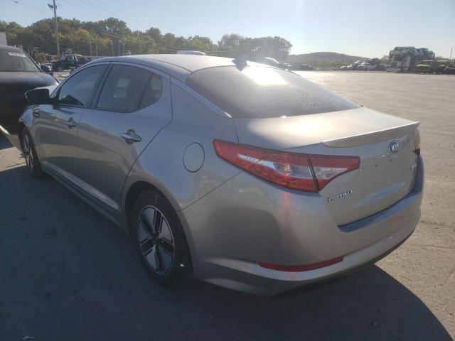 KNAGM4AD6D5049723 - 2013 KIA OPTIMA HYB BEIGE photo 3