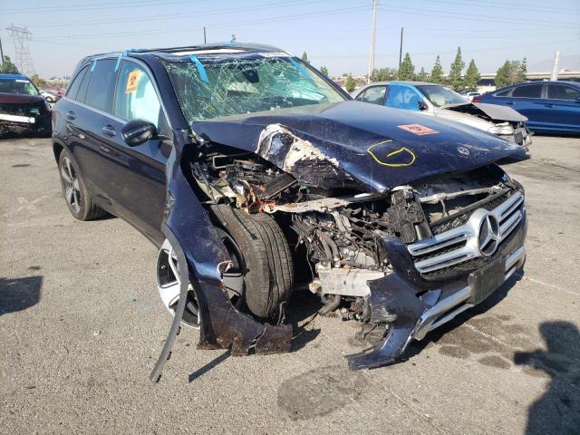 WDC0G5EB6KF632935 - 2019 MERCEDES-BENZ GLC 350E BLUE photo 1